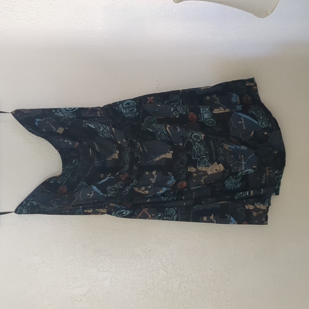 NWT Tori Richards Harley Davidson Strapless dress 2XL XXL